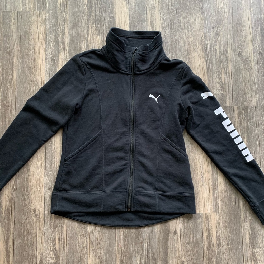 Puma Athletic Zip Up Sweatshirt